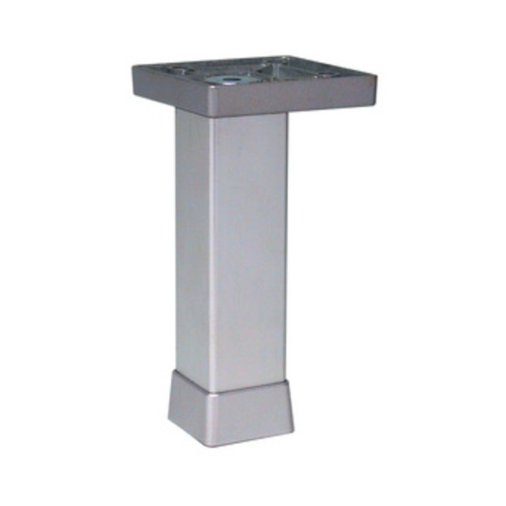PIEDINO REGOLABILE ALLUM 120 MM P0702-Z ARGENTO