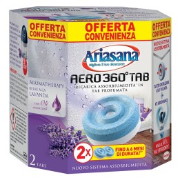 RICARICA ASSORBIUMIDITA' 'ARIASANA AERO 360° BIPAC bipack (2 x gr.450) lavanda