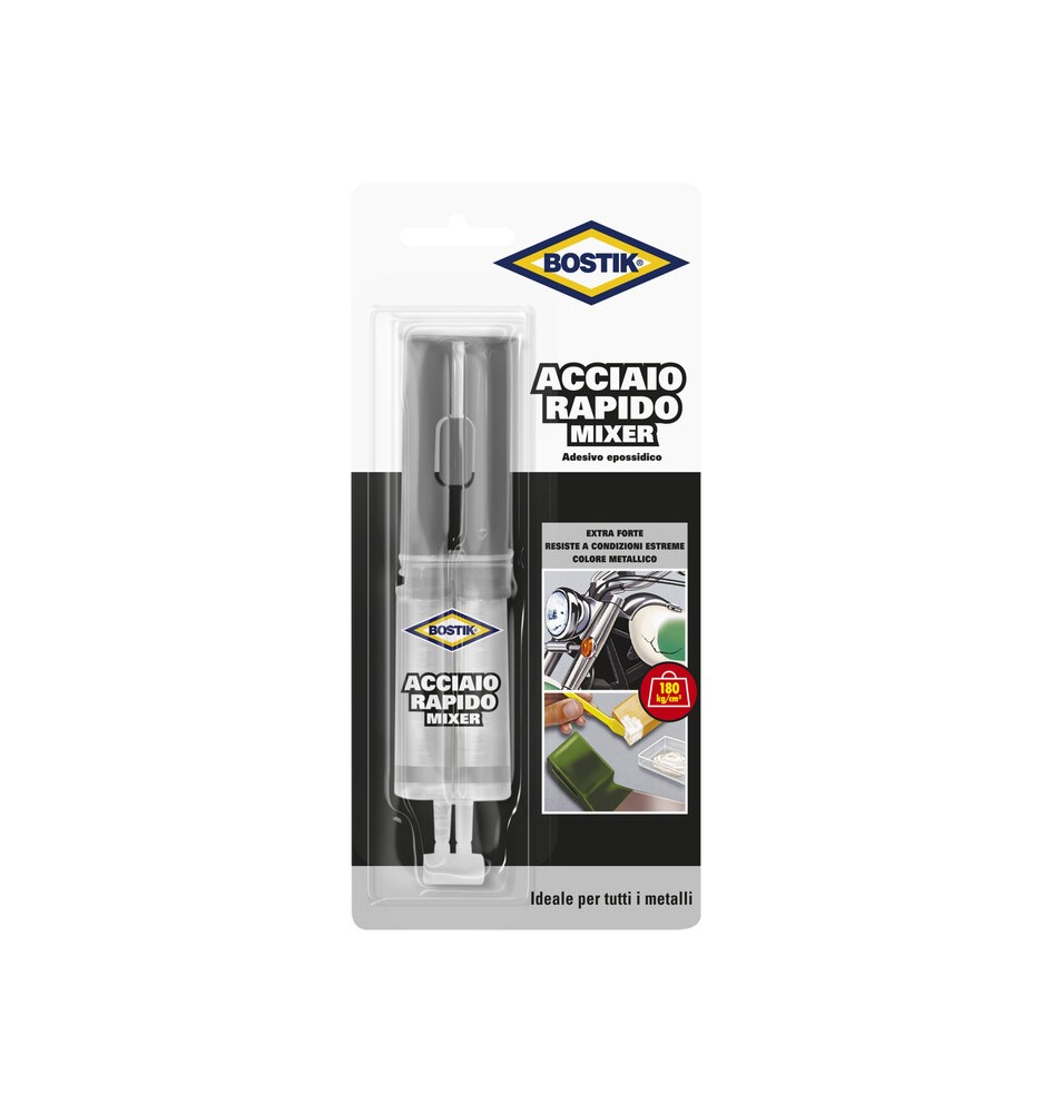 BOSTIK ACCIAIO RAPIDO MIXER 24 ML BLISTER