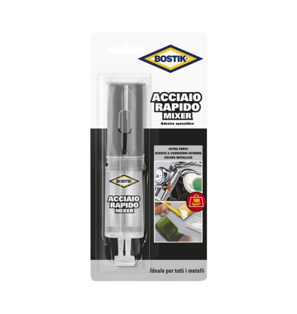 BOSTIK ACCIAIO RAPIDO MIXER 24 ML BLISTER