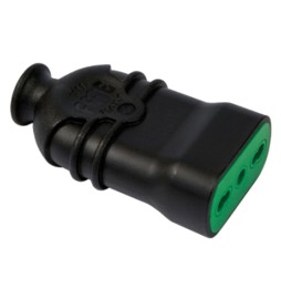PRESA ALTA RESISTENZA 'HI-PRO' 2P+T 16A - colore nero
