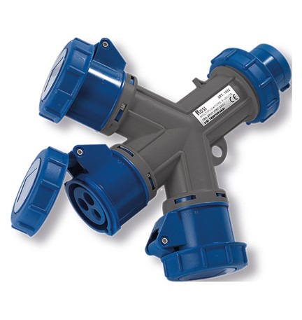 ADATTATORE INDUSTRIALE TRIPLO 1452