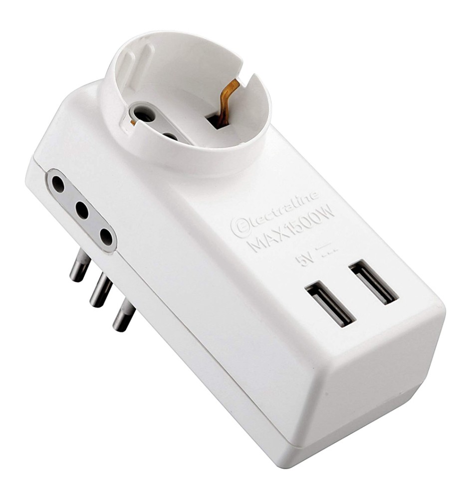 ADATTATORE MULTIPRESA USB art.71039