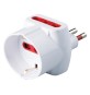 ADATTATORE TRIPLO CON PROTEZIONE SOVRACCARICO 78045 T