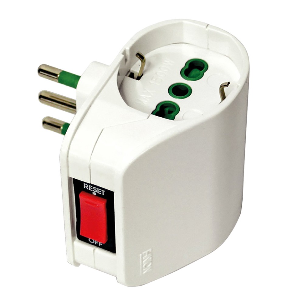 ADATTATORE DOPPIO CON LIMITATORE TERMICO 87310