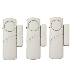 SENSORE ALLARME PORTE E FINESTRE IN KIT set 3 pezzi - art.58401