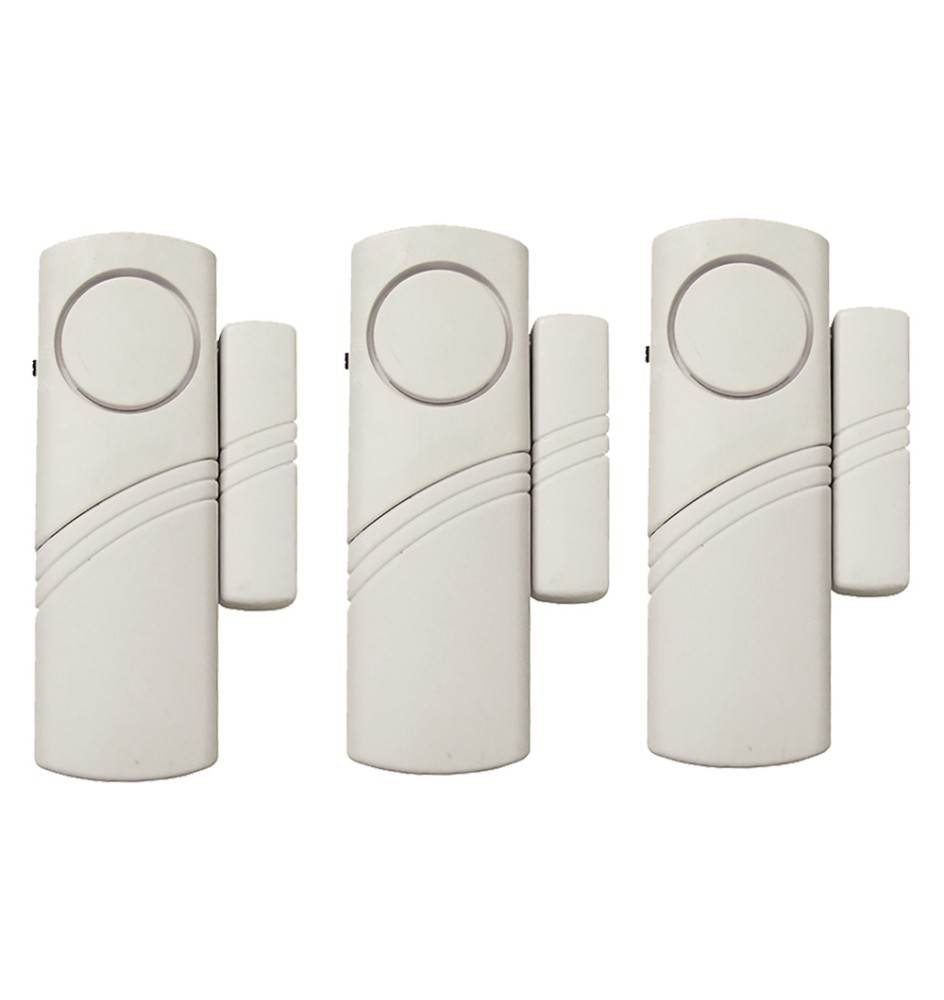 SENSORE ALLARME PORTE E FINESTRE IN KIT set 3 pezzi - art.58401