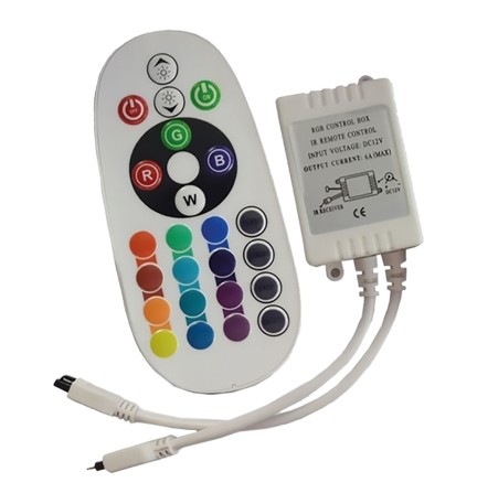 CONTROLLER DIMMERABILE PER STRIP LED RGB corrente max 72 W