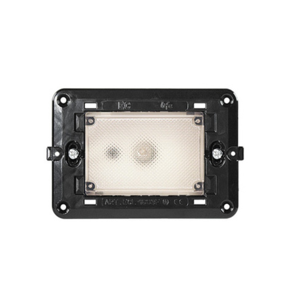 LIFE ART.4060 LAMPADA FISSA DI EMERGENZA NERO