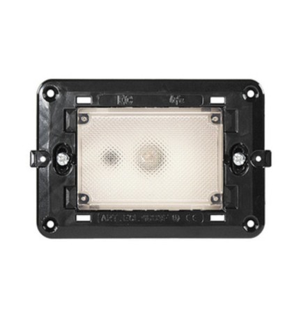 LIFE ART.4060 LAMPADA FISSA DI EMERGENZA NERO