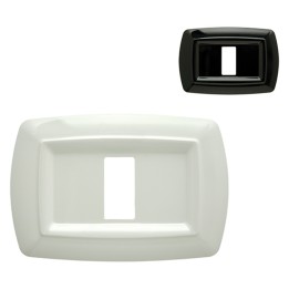 PLACCA 'TONDÒ' 2591/N nera (2 posti)