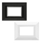 PLACCA 'PLAIN' 5203/N nera (3 posti)