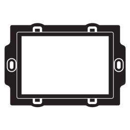 SUPPORTO MODELLO 'PL' PER SERIE PLAIN 3 moduli