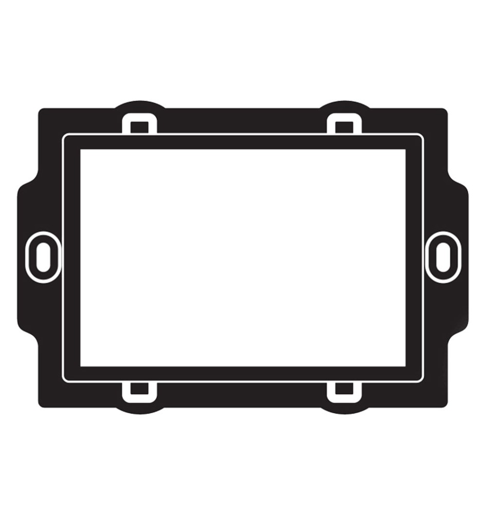 SUPPORTO MODELLO 'PL' PER SERIE PLAIN 3 moduli