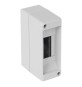 CENTRALINO DA PARETE 1/2 moduli - mm. 130 x 45 x 85