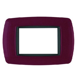 PLACCA COL. AMARANTO 'LIFE' 3 posti - 2983/AM