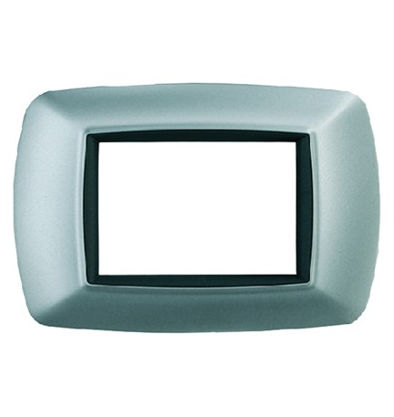 PLACCA COL. ALLUMINIO CHIARO 'LIFE' 3 posti - 2983/AC