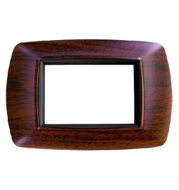 PLACCA EFFETTO LEGNO SCURO 'LIFE' 7 posti - 2987/LS