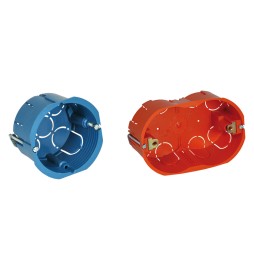 SCATOLA AD INCASSO PER PARETE IN CARTONGESSO mm 60 x 40 - 2 posti