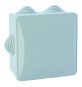 SCATOLA DA PARETE mm 80 x 80 x 40 - 6 entrate