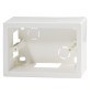 SCATOLA DA PARETE PER CANALINE mm 120 x 83 x 45 - 3 posti