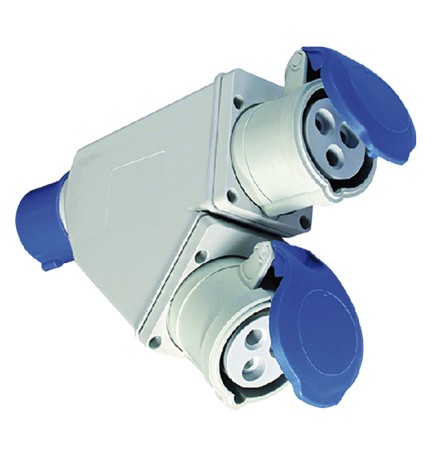 ADATTATORE INDUSTRIALE DOPPIO 73105