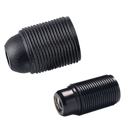 PORTALAMPADA FILETTATO E 14 - colore nero