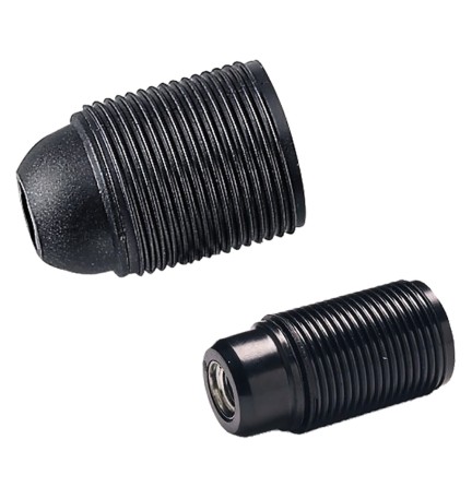 PORTALAMPADA FILETTATO E 14 - colore nero