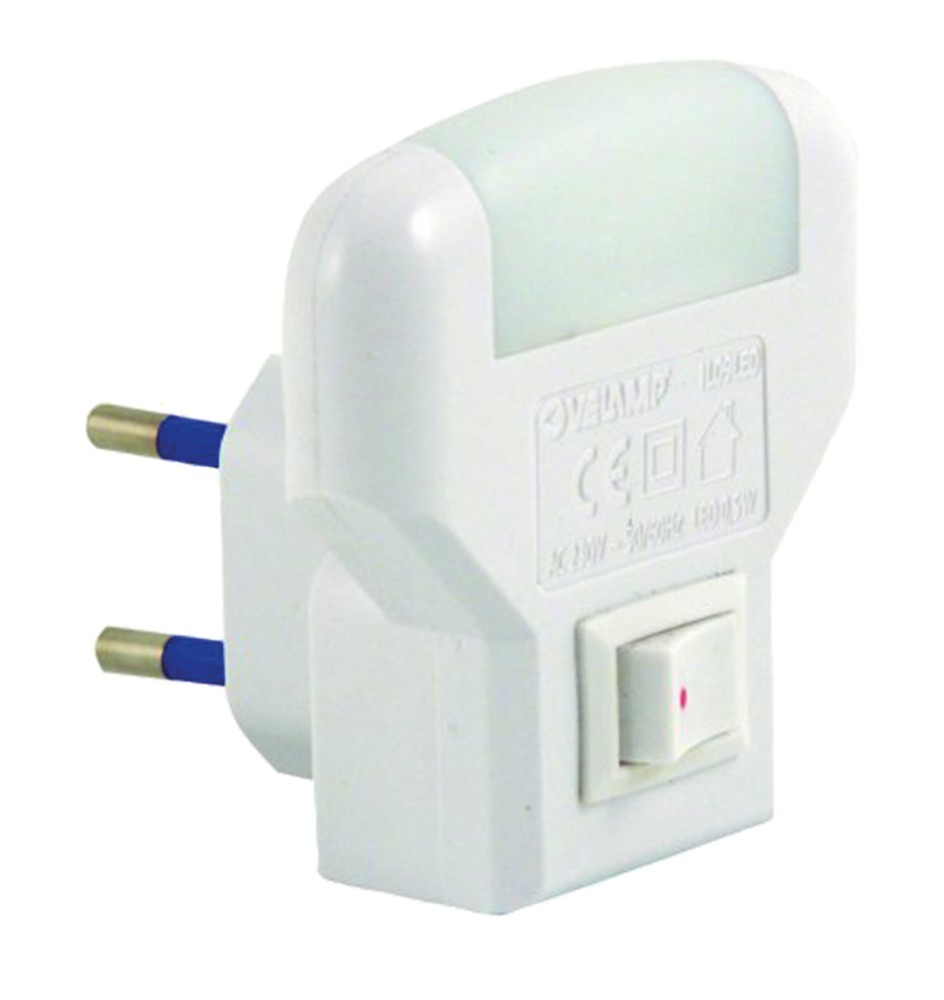 LUCE SPIA NOTTURNA A LED 2 led - colore bianco