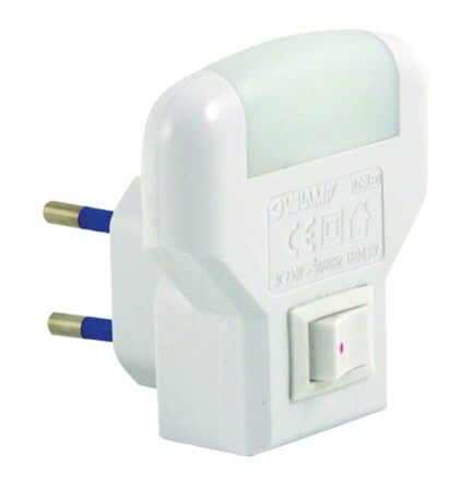 LUCE SPIA NOTTURNA A LED 2 led - colore bianco