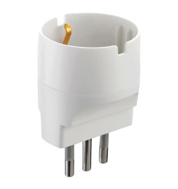 ADATTATORE SINGOLO spina 2P + T 10A - art.71916