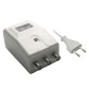 ALIMENTATORE PER AMPLIFICATORE ANTENNA 2 OUT 1 ingresso FM/UHF/VHF - 2 uscite TV
