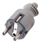 SPINA SCHUKO IN GOMMA 2P+T16A - art.71929