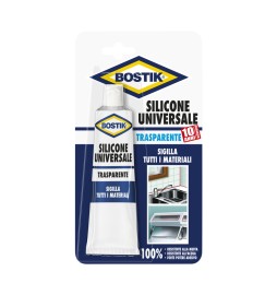 BOSTIK SILICONE UNIVERSALE 60 ML TRASPAR BLISTER