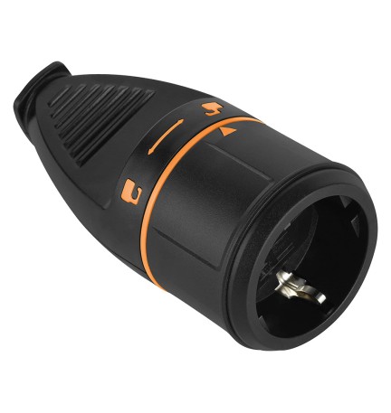 PRESA SCHUKO CON MECCANISMO DI BLOCCO 'ELECTRALOCK' 2P+T16A - art.71935