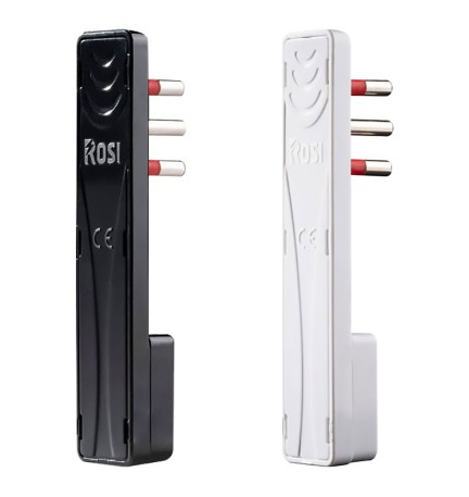 SPINA ULTRAPIATTA SERIE 'EMILIA FLAT' 2P + T 16A - bianca