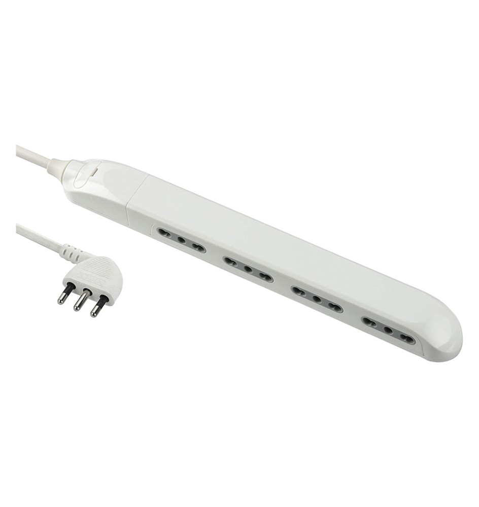 MULTIPRESA SALVASPAZIO 'SLIM' colore bianco - art.61910