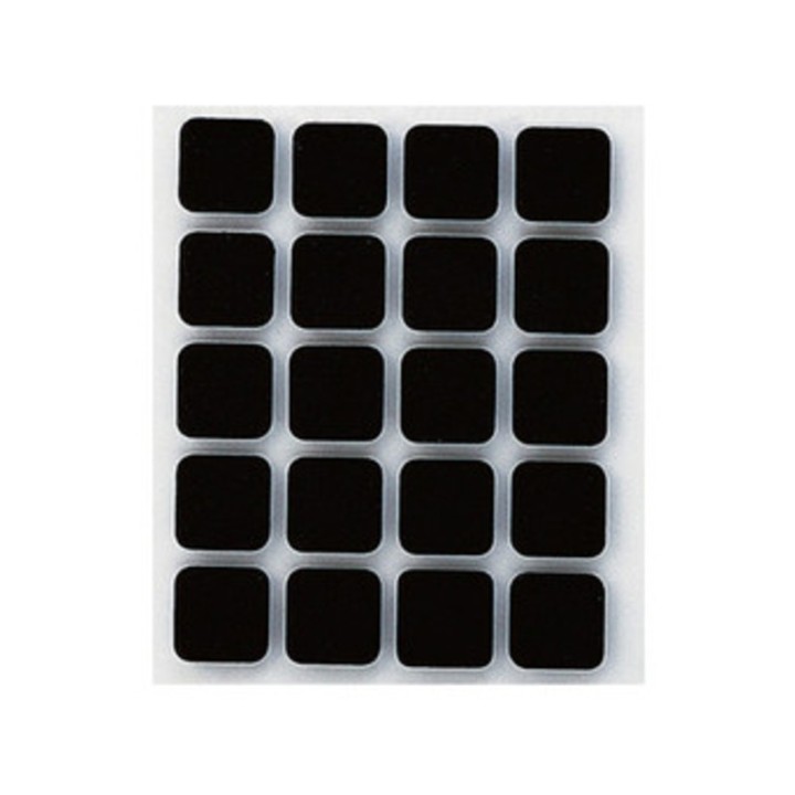 SPUGNA ANTISCIVOLO ADESIVA INOFIX 17X17MM CF 20 PZ