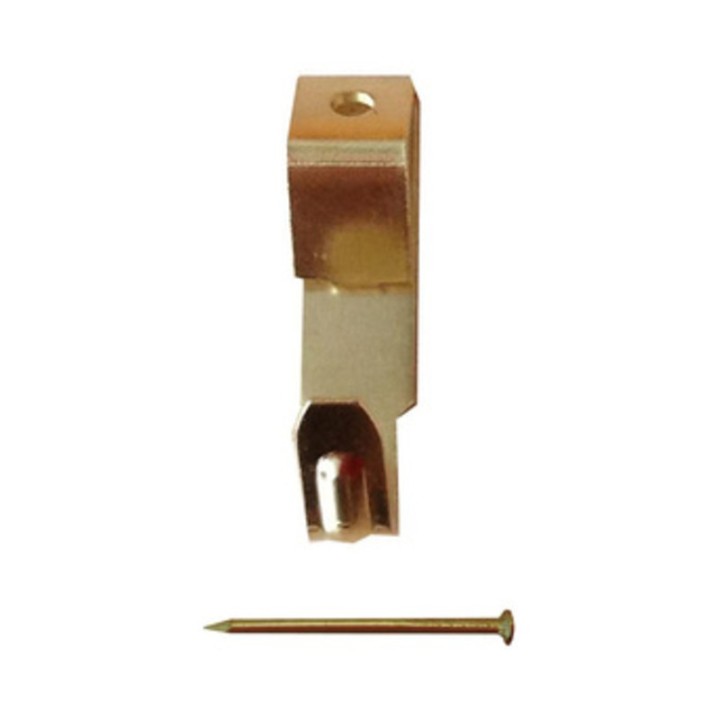 GANCIO P/QUADRO X N. 1 ACC OTTON C/SPILLO 10 PZ
