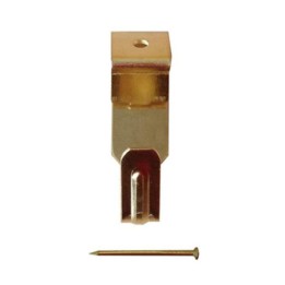 GANCIO P/QUADRO X N. 2 ACC OTTON C/SPILLO 10 PZ