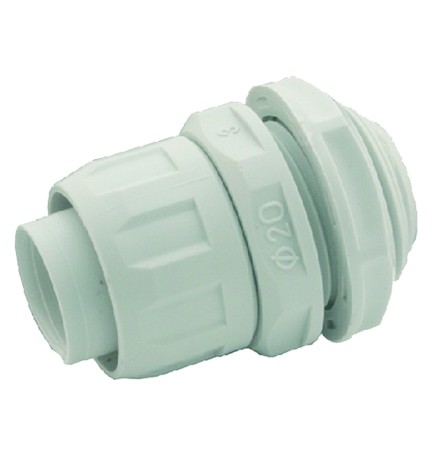 RACCORDO GIREVOLE PER TUBO/GUAINA ø mm 16