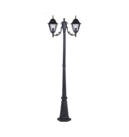 LAMPIONE NEW YORK H 200 CM 2 LUCI GRIGIO