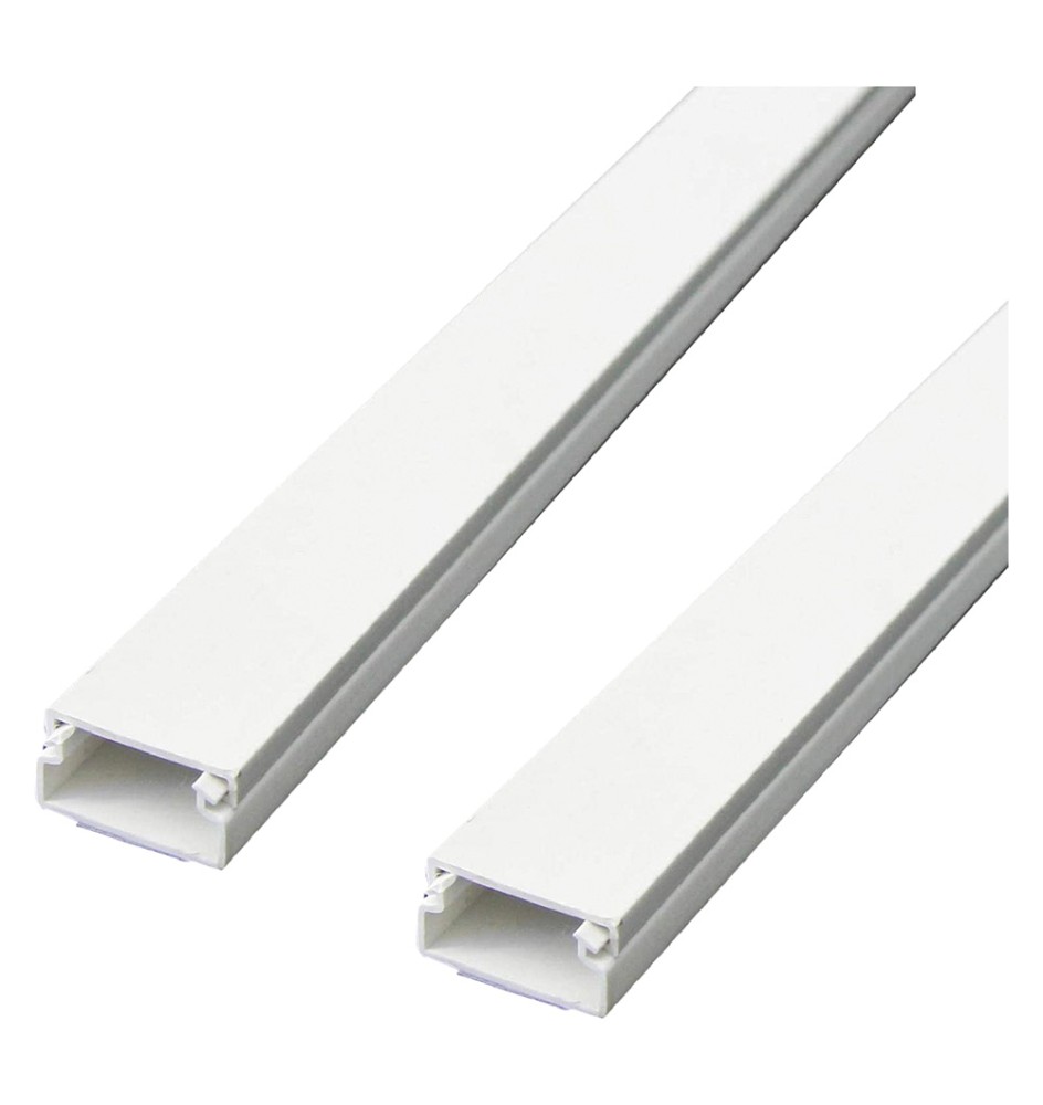 CANALINA PASSACAVI ADESIVA mm 20 x 10 - pack 2 barre da 1 mt. - 60775