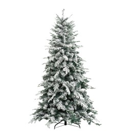 ALBERO DI NATALE INNEVATO 'ALASKA' h.240 cm - base 154 cm / 2436 rami