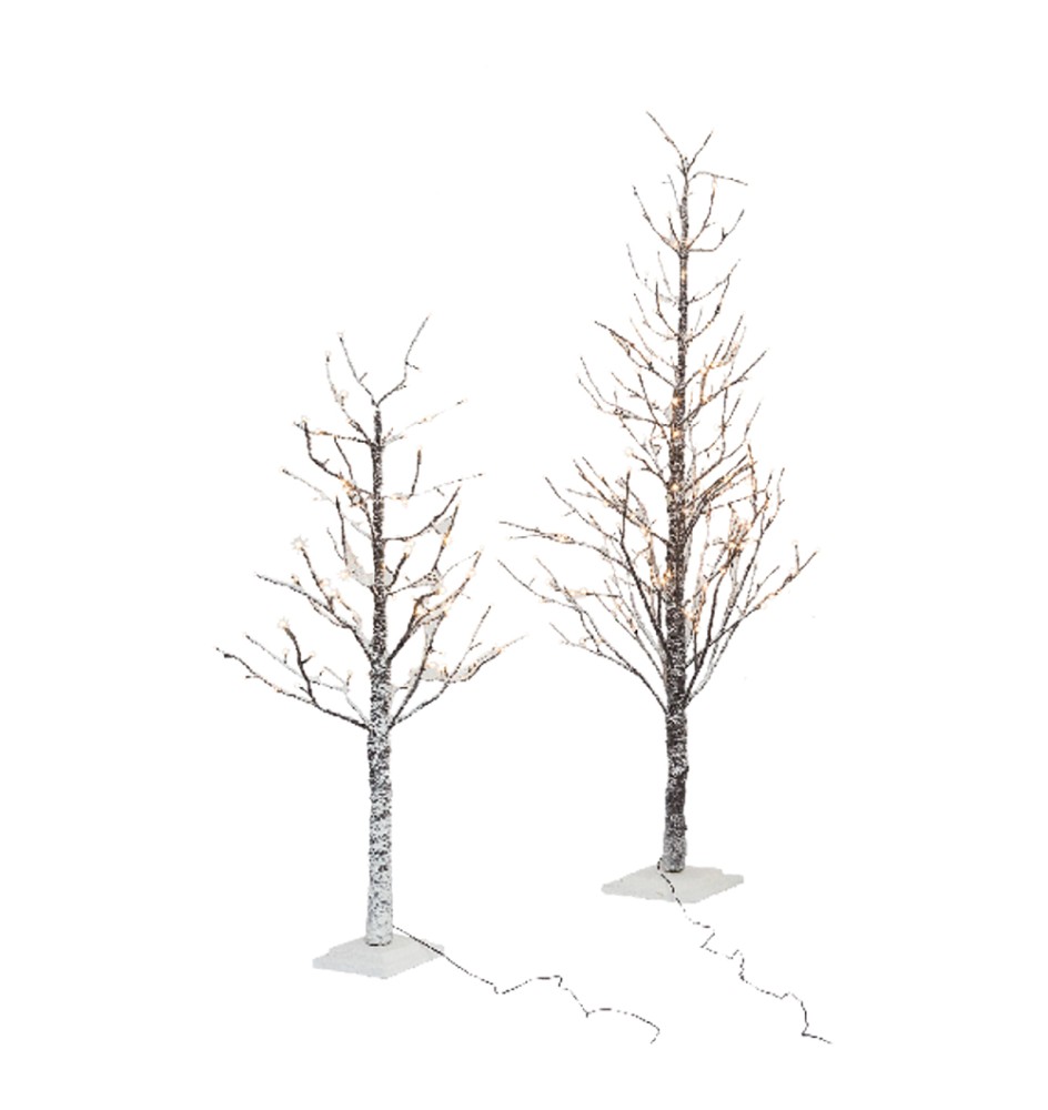 ALBERO TRONCO E RAMI INNEVATI CON LUCI LED h. 180 cm - 270 luci led