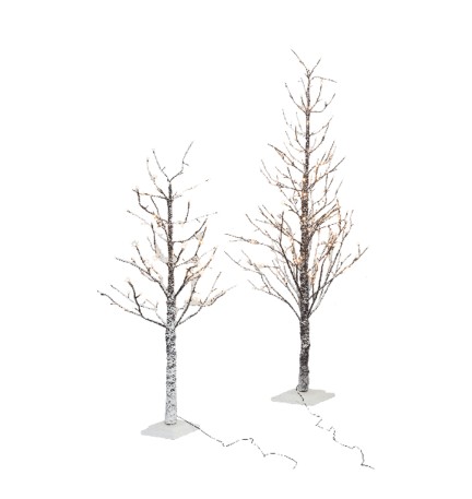ALBERO TRONCO E RAMI INNEVATI CON LUCI LED h. 180 cm - 270 luci led