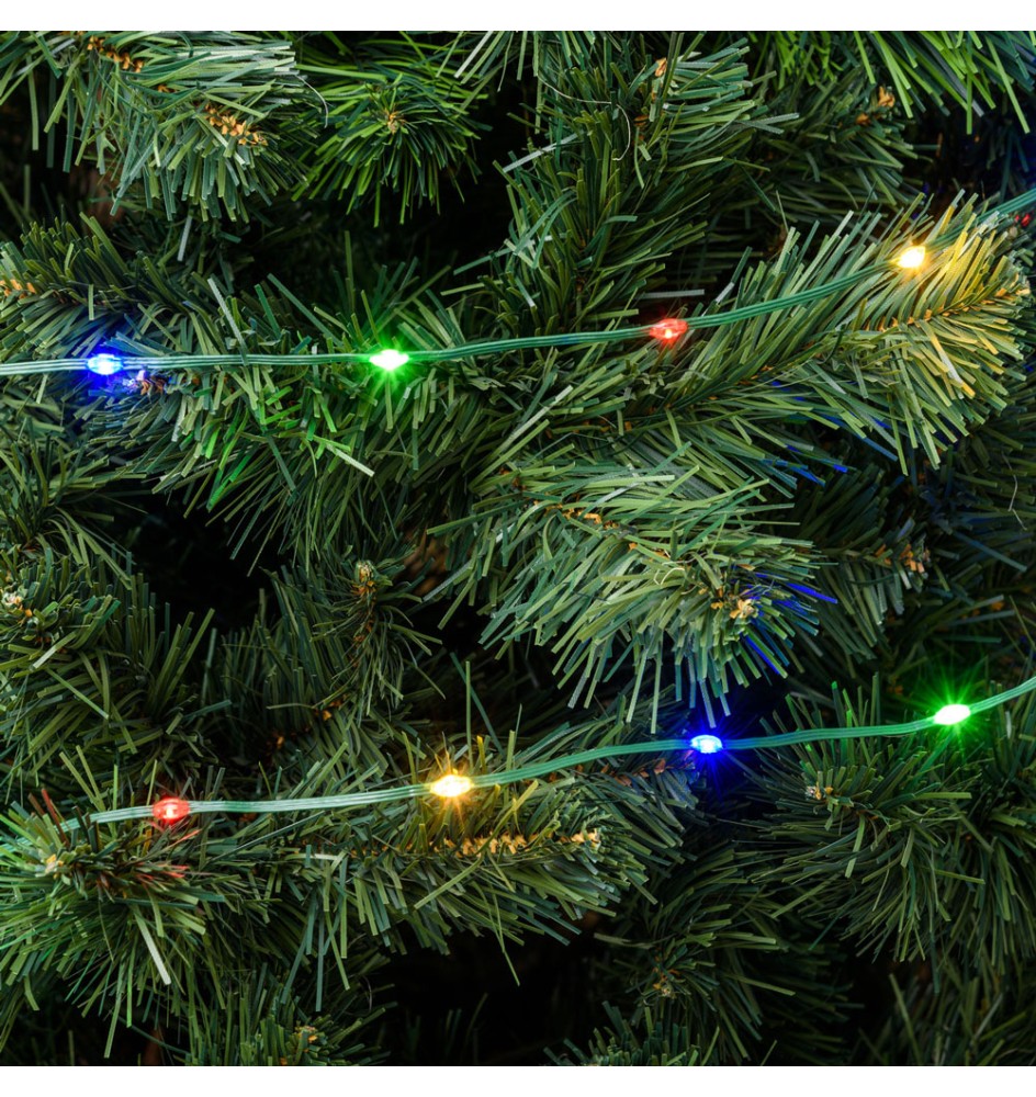 CATENA LINEARE GOCCE DI LUCI A LED SERIE 'MTL' 400 gocce l.bianca -34 mt. (30+4)