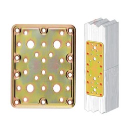 PIASTRA 776 DIRITTA ACCIAIO TROPIC 100X 80 MM