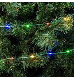 CATENA LINEARE GOCCE DI LUCI A LED SERIE 'MTL' 600 gocce l.bianca -49 mt. (45+4)