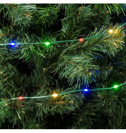 CATENA LINEARE GOCCE DI LUCI A LED SERIE 'MTL' 600 gocce l.bianca -49 mt. (45+4)
